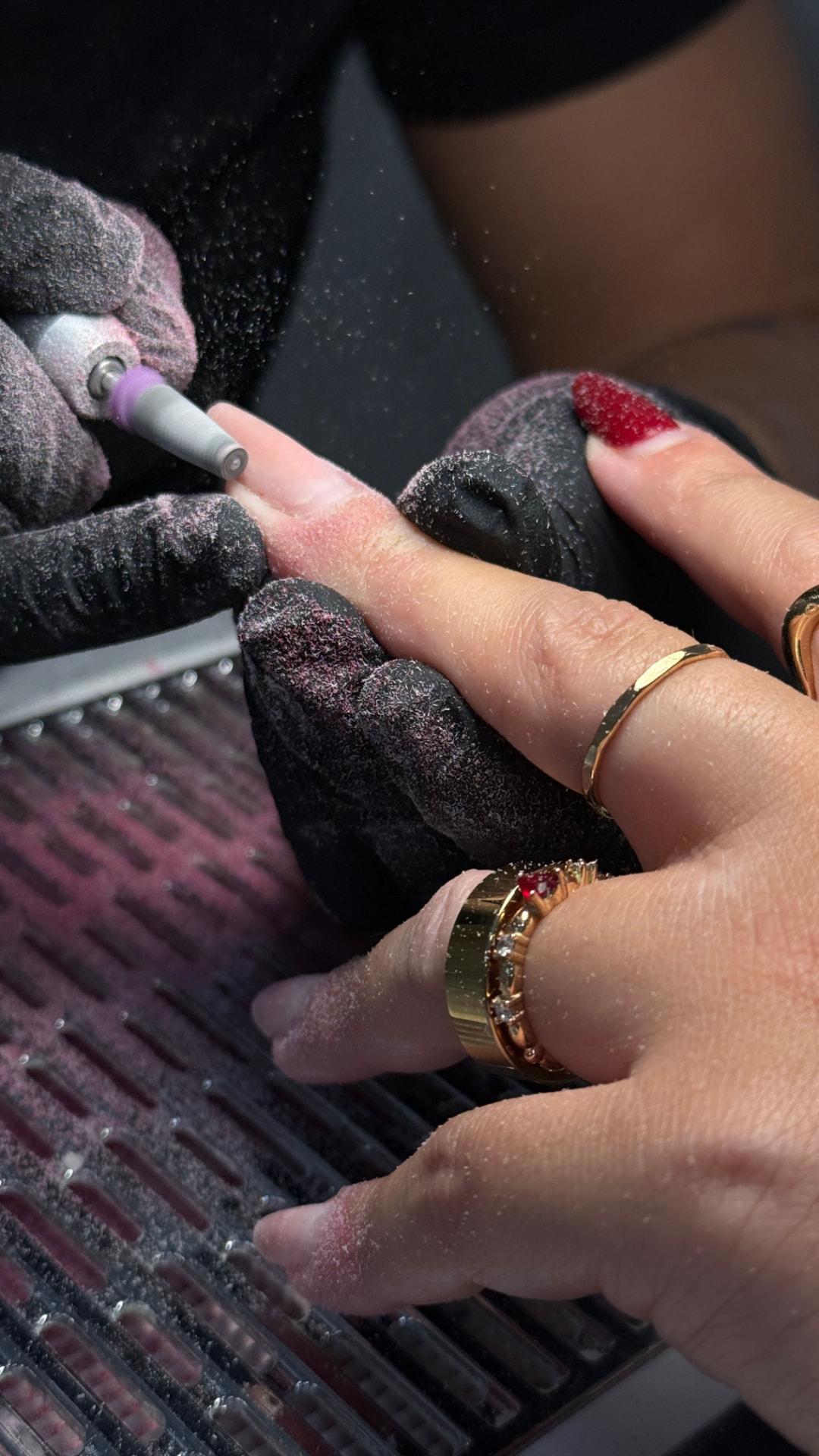 CLAWS clients in the studio